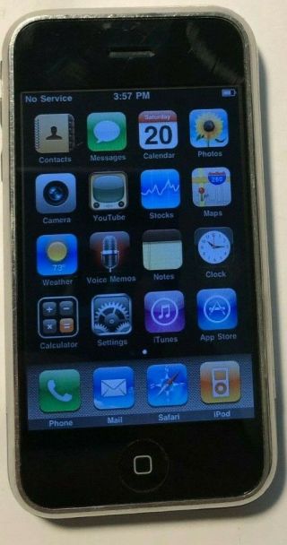 Apple Iphone Gen 1 Black (at&t) A1203 8gb Gsm Fast Ship Rare