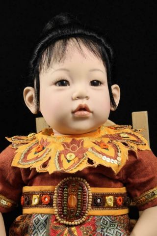 Rare 2006 Adora Sumalee Doll 22 " Asian Thailand Thai Baby Doll Le 273/350 Vinyl