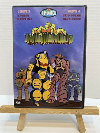 Rare Inhumanoids Vol 3 & 4 Dvd 1990 Rhinomation A2