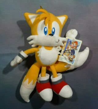Sonic X Vol.  1 - Tails Power 9 " Plush Sega Japan 2003 Ufo The Hedgehog W/tag Rare