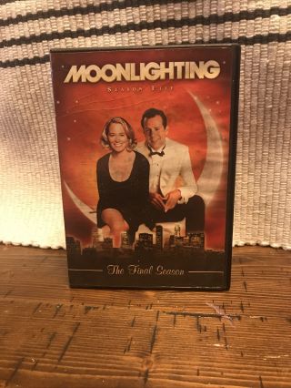 Mega Rare Oop Dvd Moonlighting Season 5 3 Disc Set Bruce Willis Cybill Shepherd