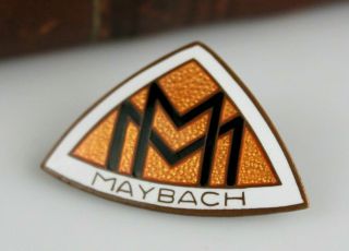Vintage Enamel Maybach Collectible Pin Badge Car Auto Germany Old Rare