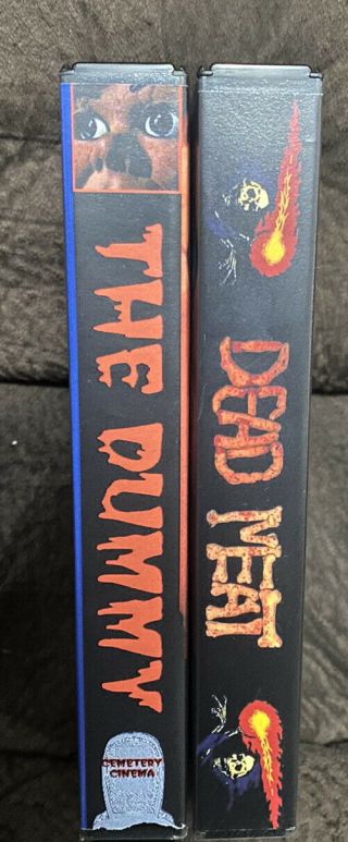 The Dummy/ Dead Meat Cemetery Cinema VHS SOV Gore.  Rare OOP. 3