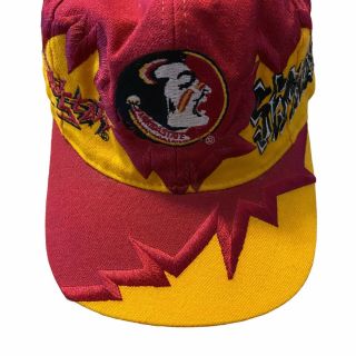 Vintage Rare Florida State Seminoles Fsu Ncaa Graffiti Drew Pearson Snapback Hat