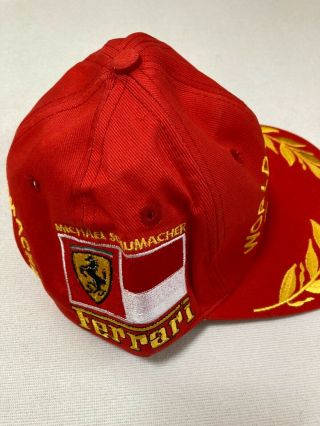 Never Released Michael Schumacher Ferrari F1 1997 DEKRA world champion cap RARE 2