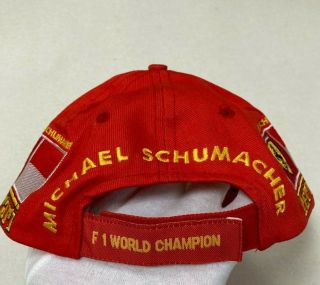 Never Released Michael Schumacher Ferrari F1 1997 DEKRA world champion cap RARE 3