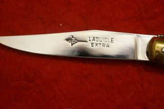 Rare Vintage Laguiole Extra by G David Folding Pocket Knife 2