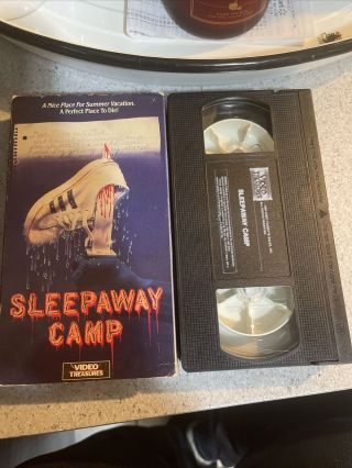 Sleepaway Camp Vhs Video Treasures Media Rare Horror Slasher Gore Cult Broken