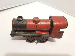 Very Rare 1927 Pre War Karl Bub Neurenberg Kbn Tin (wind - Up) Train Set Antique