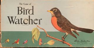 The Game Of Bird Watcher Vintage Parker Brothers Boardgame 1958 Rare