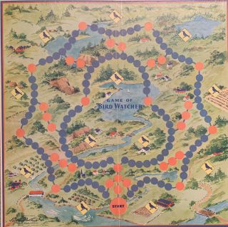 The Game of Bird Watcher Vintage Parker Brothers Boardgame 1958 RARE 2