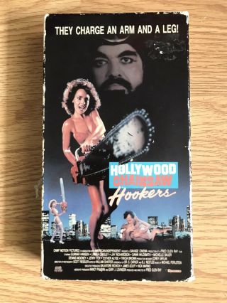 Hollywood Chainsaw Hookers Vhs Rare Horror Sov Camp Fred Olen Ray Gore