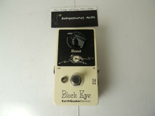 Earthquaker Devices Black Eye Booster Boost Effect Pedal Rare Discontinued