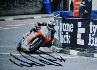 William Dunlop Ultra Rare Autograph Only 2 Left Autographed By William 7x5 Nw200