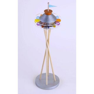 Rare Invisible Creature Space Tower Kit By Curtis Clark Acrylic/ Wood/ Felt