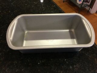 The Pampered Chef Metal 9 " Loaf Bread Pan W/ Handles Non - Stick Classic,  Rare Htf