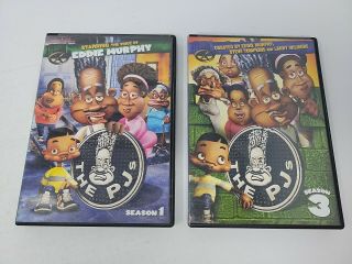 The Pjs Dvd Set Seasons 1 And 3 Eddie Murphy Rare Comedy Cartoon Series