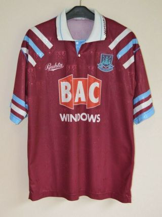 Vintage 1991/92 Bukta West Ham United Home Shirt Rare