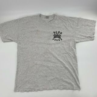 Rare Vintage Death Row Records T - Shirt Dogg Pound Snoop Dogg Gray Size Xl