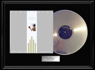 Eurythmics Sweet Dreams White Gold Silver Platinum Tone Record Vinyl Lp Rare