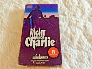 The Night Brings Charlie Vhs 1990 Horror Slasher Gore Rare Sleeve Acceptable