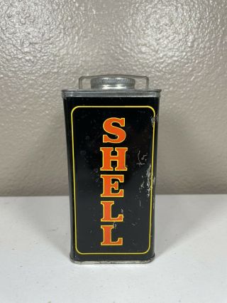 Vintage Shell Car Care Kit Empty Tin RARE Motor Oil Petroleum Empty 2
