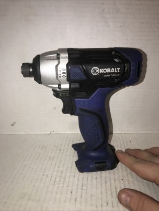Rare Kobalt 12v 12 Volt Lithium Ion Impact Driver 1/4” Perfectly Tool Only