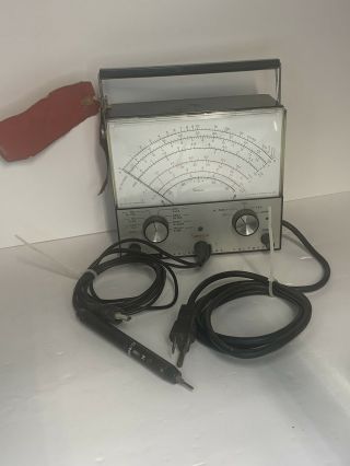 Vintage Simpson Model 312 Vacuum Tube Volt - Ohm Meter / Tester “rare”
