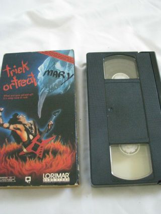 Trick Or Treat Vhs Cult Rare Ozzy Gene Simmons Rare Vintage 1987 Horror