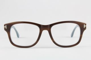 Rare Authentic Tom Ford 5147 056 Brown Blue 52mm Frames Eyeglasses Rx - Able Italy
