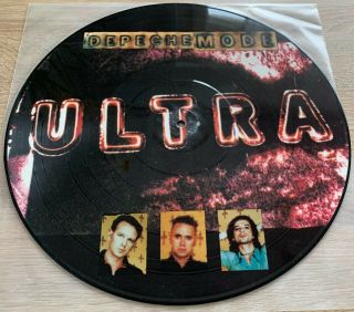 Depeche Mode Ultra Picture Disc 12 " Rare Vinyl Record Barrel It 