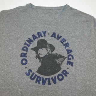Rare John Varvatos Usa Ordinary Average Survivor Joe Walsh Tee T Shirt Mens L