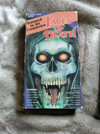 " Faces Of Death " Vhs 1 2 3 4 5 And 6 Full Set Horror Slasher Rare ☠