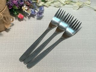 RARE Hull Russell Wright PINCH Stainless Forks & Spoons ' CHOICE ' 3