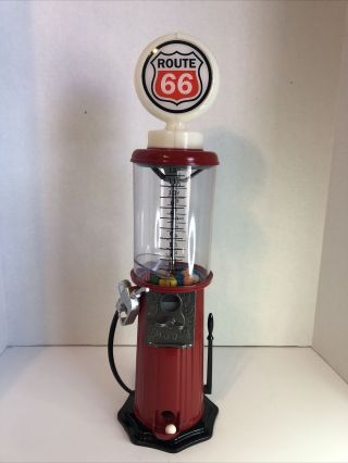Rare Phillips 66 Gas Pump Gum Ball Machine 21” Cast Metal Route 66