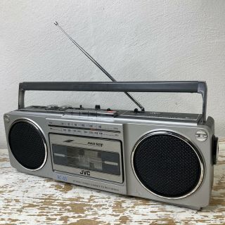 Jvc Rc - 45j Stereo Radio Cassette Recorder Rare Boombox,  Ghetto Blaster Vintage