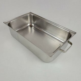 Rare Vintage Chefs Ware By Townecraft Stainless Steel Roasting Pan With Lid