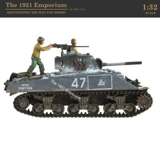 ☆ Rare 1:32 Scale Diecast Unimax Toys Forces Of Valor Wwii Us Army Sherman Tank