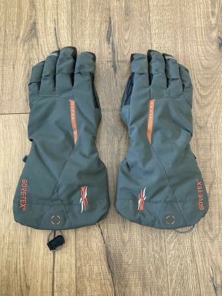 Rare Prototype Sitka Gear Hudson Gtx Gloves (lead,  Large)