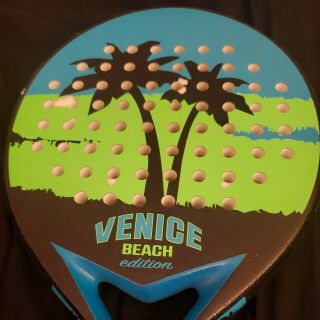 Reflex RARE Venice Beach Ed.  Paddle Ball Pop Tennis Platform Racquet 4 3/8 