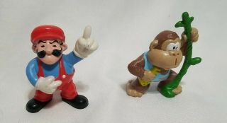 Rare Vintage Mario & Donkey Kong Jr.  Vinyl Figure 1981 Nintendo 1982 Coleco
