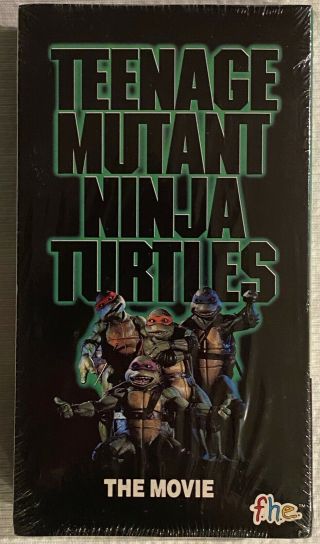 Teenage Mutant Ninja Turtles The Movie (vhs,  1990) Rare Oop Factory
