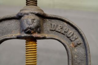Rare Cast Iron French “00” Antique Depose Duck Press 2