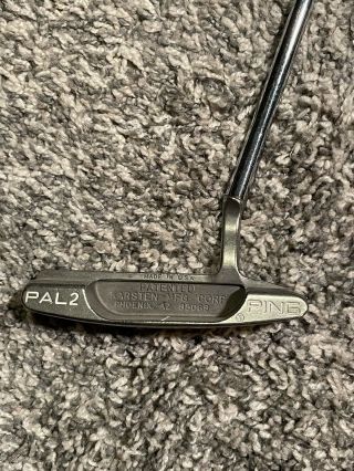 Ping Karsten Pal 2 35 " Rare Vintage Left - Handed Blade Golf Putter Lh Gem