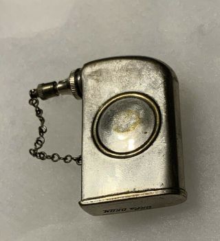 Antique Rare Pre - 1945 German D.  R.  P.  A.  D.  R.  G.  M.  Metal Mini Oil/fuel Lighter