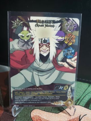 Jiraiya (sage Mode) Rare N - 1067 Naruto Ccg 1st Edition