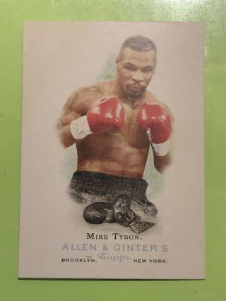 Rare 2006 Allen & Ginter Mike Tyson Boxing Card 301 The Hangover