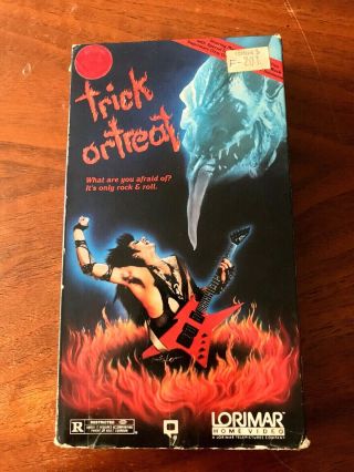 Trick Or Treat Vhs Cult Rare Ozzy Gene Simmons Rare Vintage 86 Horror Oop