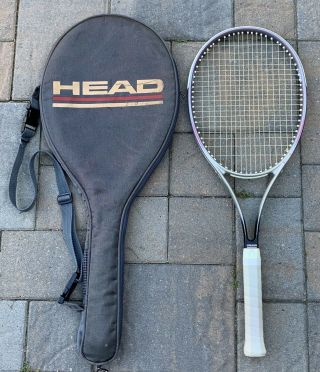 Head Elite Pro Tennis Racquet Twaron Fiber 4 1/4 " Grip L2 W/ Cover Austria Rare