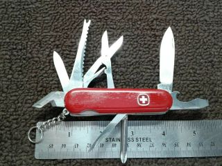Rare Retired Discontinued Wenger Master Fisherman Swiss Army Knife Multi Tool